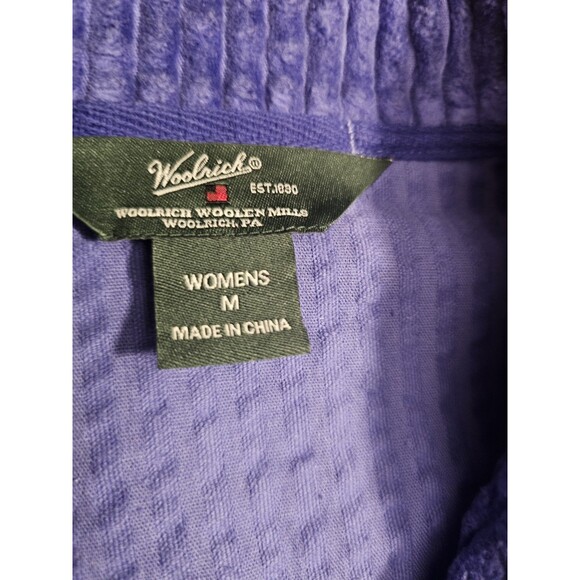 Woolrich Jacket Womens Kinsdale Ultra Violet Wide Wale Corduroy Full Zip Size M - Picture 6 of 11